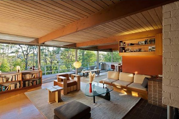 Hollywood Hills Richard Neutra interior