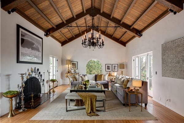 Los Feliz Wallace Neff - Living Room
