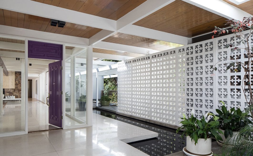 Outpost Estates Mid Century Modern house | Entry