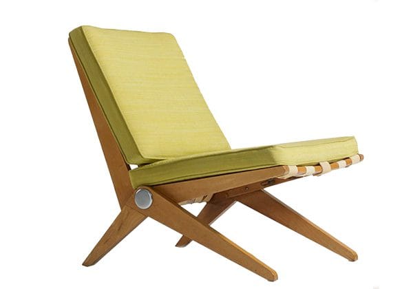 Pierre Jeanneret Scissors Lounge Chair 