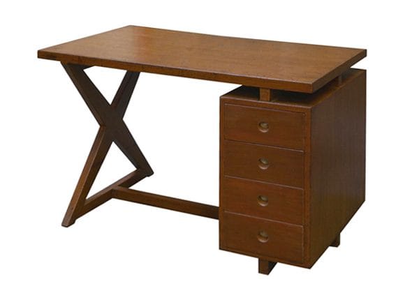 Pierre Jeanneret X-leg desk