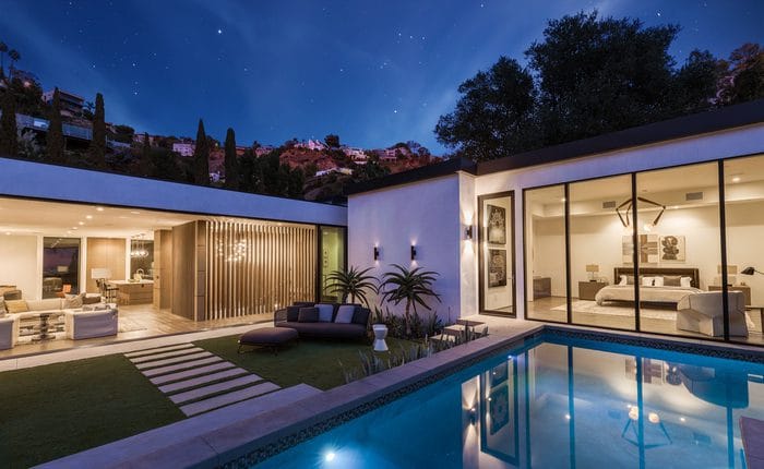 Contemporary Masterpiece Sunset Strip New Construction home with pool