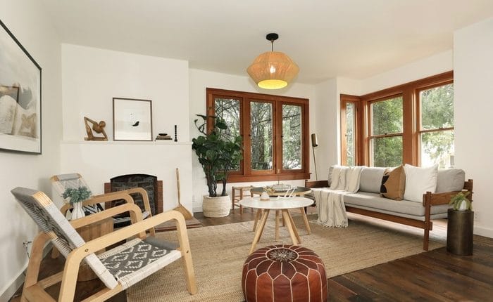Stylishly Echo ParkCalifornia Craftsman interior