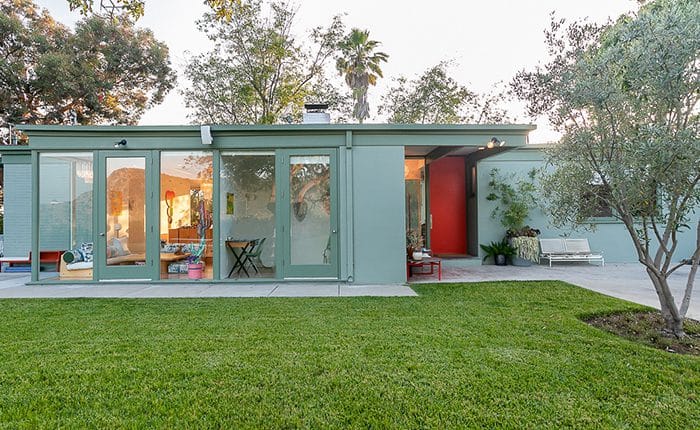 Hollywood Hills Post & Beam restored by Tony Unruh