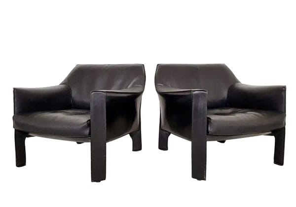 Mario Bellini CAB 415 lounge chairs