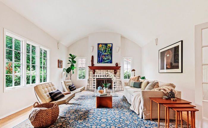 Los Feliz English storybook home with decorative tiles