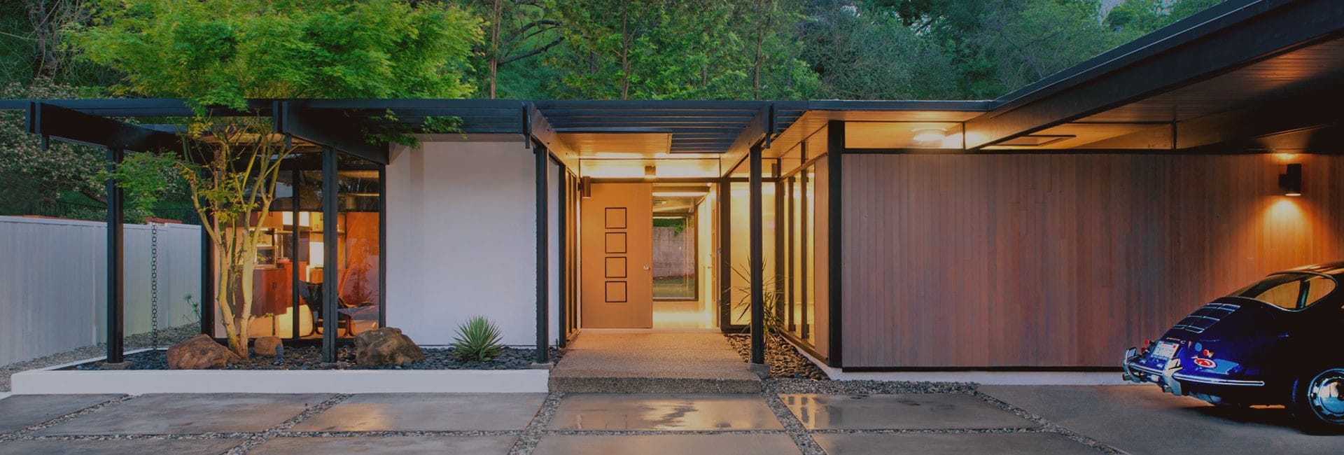 mid century modern home