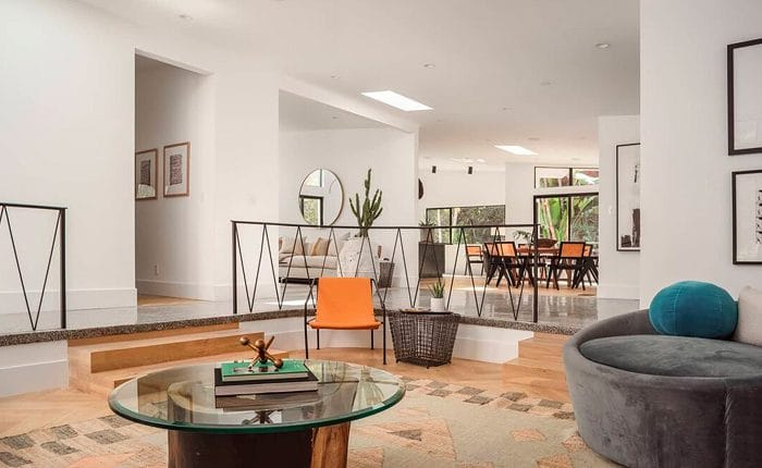 Rising Glen Mid Century Modern home with sunken living room
