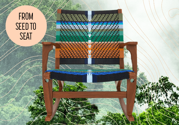 Masaya & Co hand crafted artisanal furniture. Sustainable Furniture From Seed To Seat