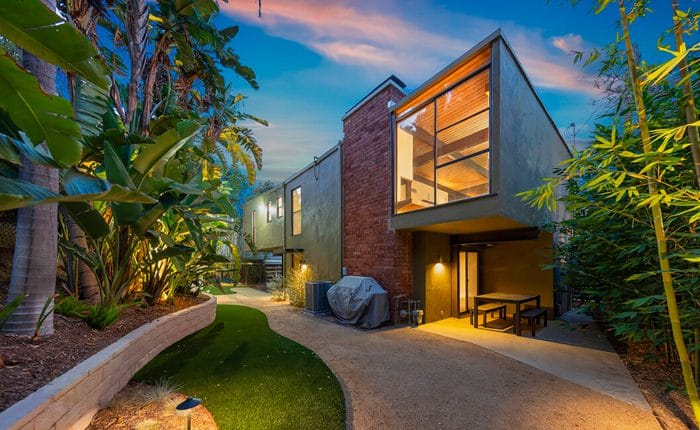 Laurel Canyon Mid Century Modern Home with Tropical garden