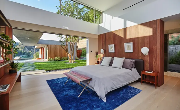Beverly Hills architectural home with indoor outdoor flow by SPACE International