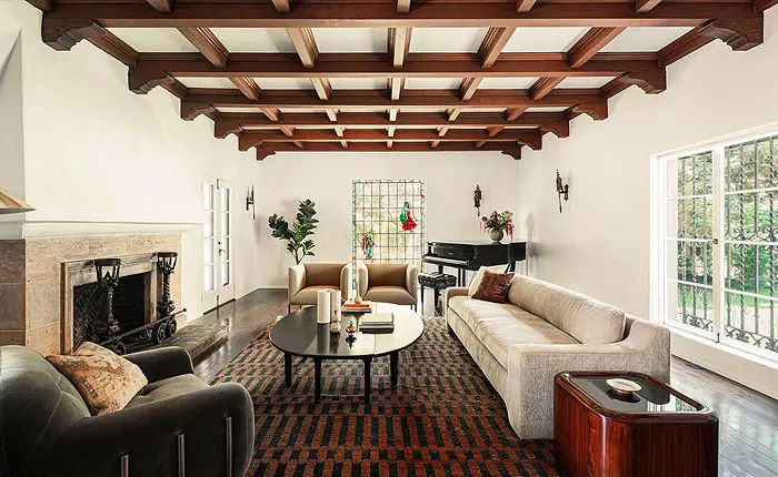 Historic Los Feliz Spanish Colonial Revival estate, home of Cliford Clinton