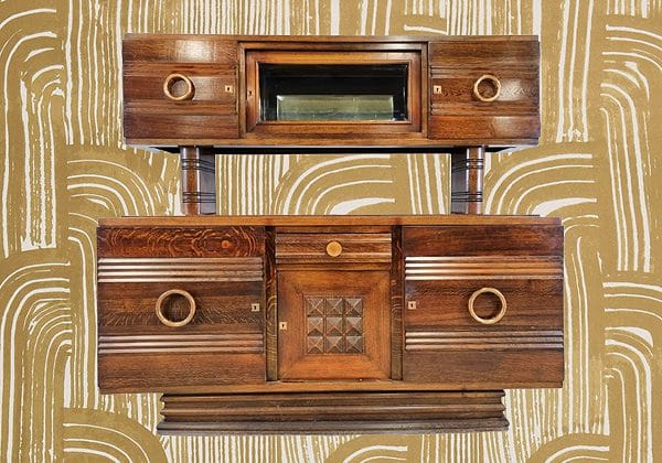 Art Deco cabinet by French designer Charles Dudouyt