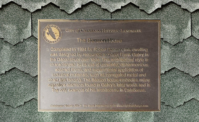 frank-gehry-benson-house-architectural-27 plaque