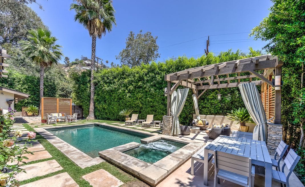 Edward Fickett Mid Century Hollywood Hills Home with pool