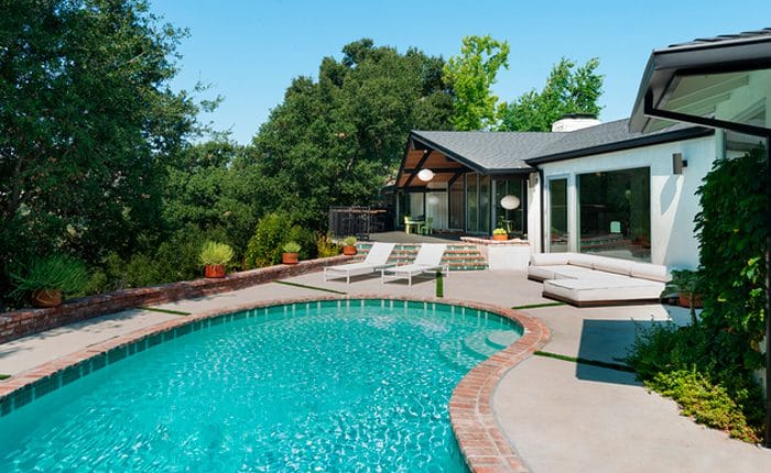 Studio City Mid Century pool view
