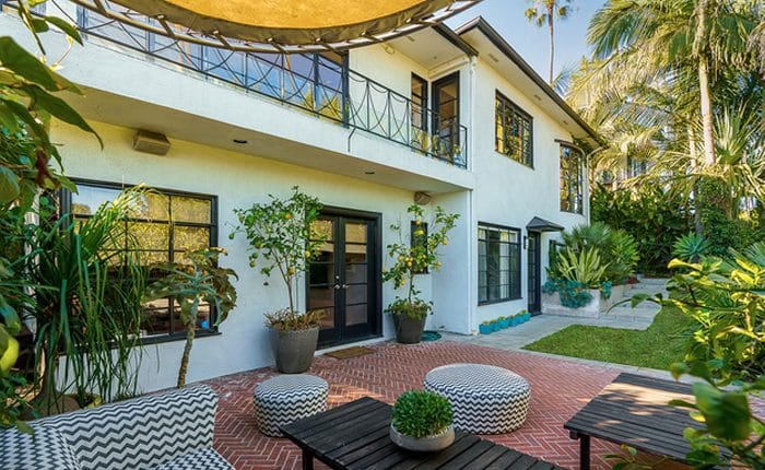 Hollywood Hills Mid Century Traditional home with flat yard