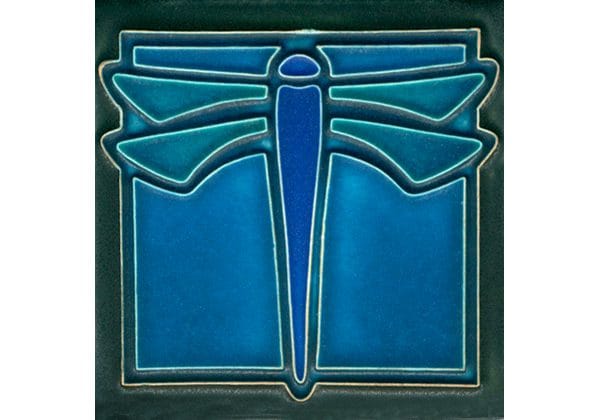 Art Nouveau handmade art tiles