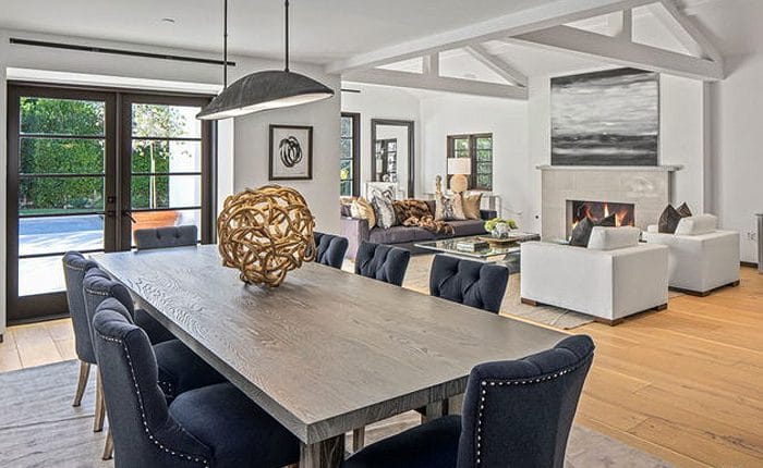 Beverly Hills Spanish Contemporary home with open floor plan